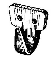 Lashing Hook #7420 Nylon Black