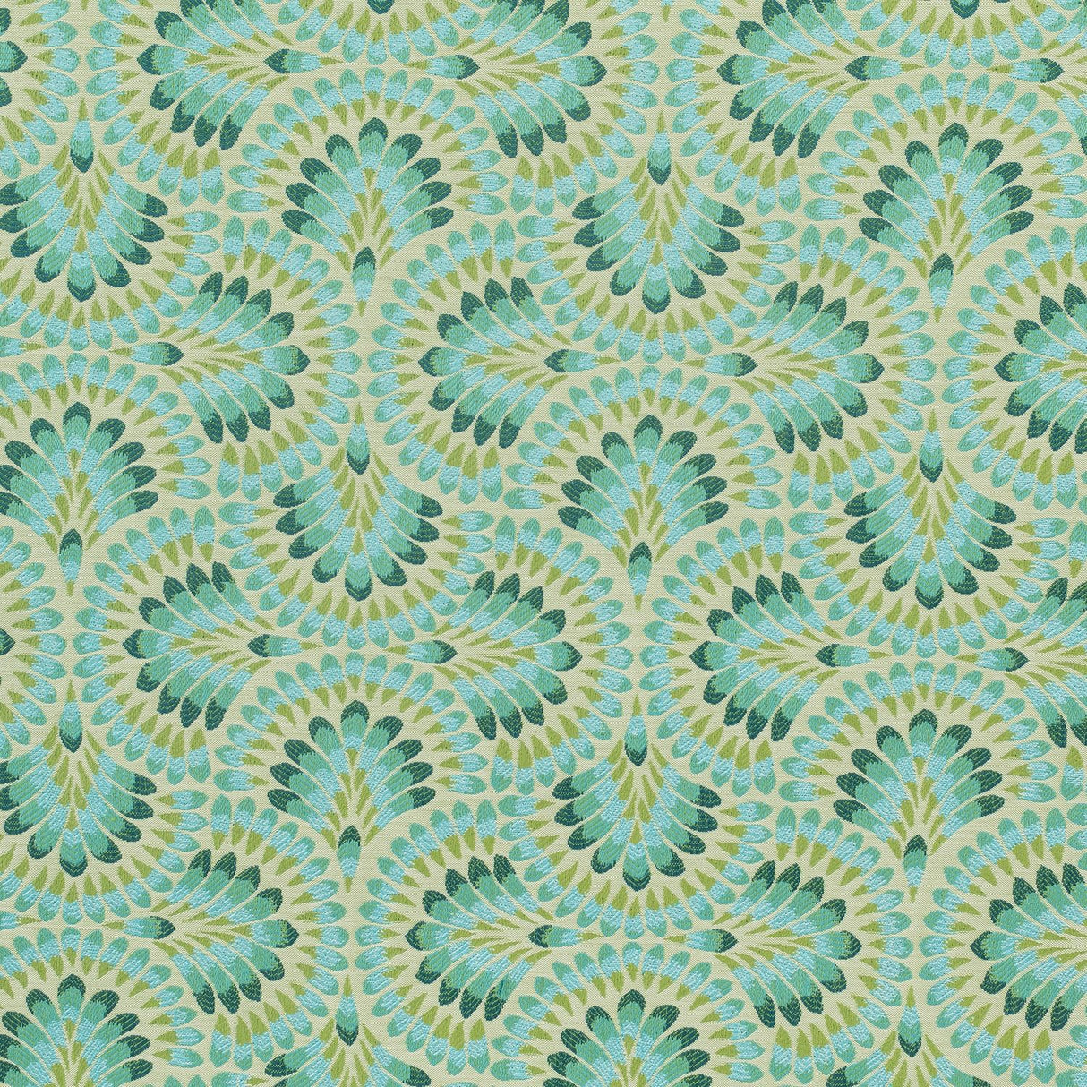 Sunbrella Plume Peacock 146274-0001 Upholstery Fabric