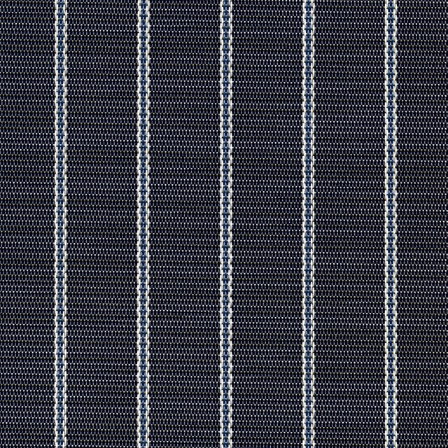 Sample of Phifertex Stripes Whisper Stripe Navy LPU 42x14 54-inch Sling Fabric