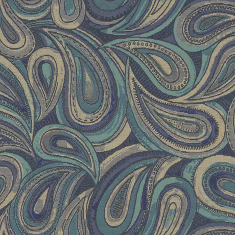 Sample of Sunbrella by Mayer Boteh Cerulean 414-004 Imagine Collection Upholstery Fabric