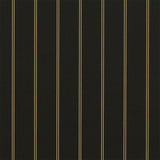 Sunbrella Cooper Black 4988-0000 46-Inch Stripes Awning / Shade Fabric