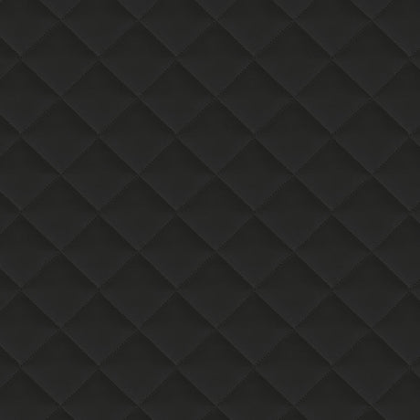 AbbeyShea Single Quilted Blizzard Black Upholstery Fabric