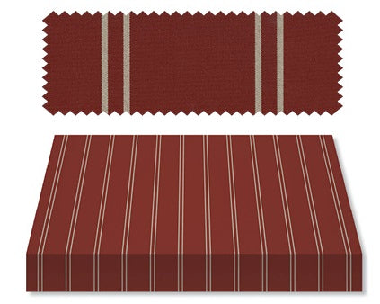 Recacril Fantasia Stripes Yecia R-701 47-inch Shade / Marine Fabric
