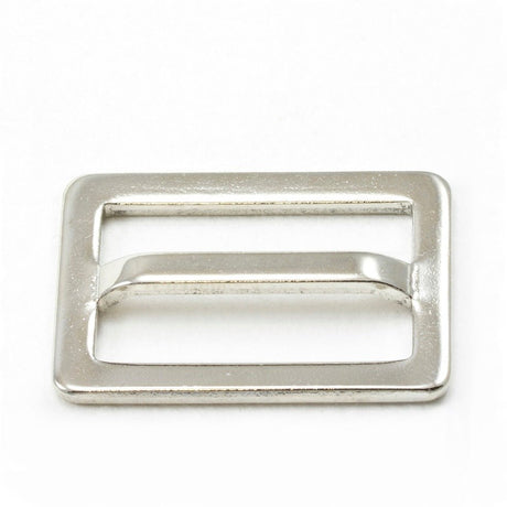 Adjuster Buckle 1 Inch Nickel-Plated Brass Single Bar #100