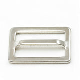 Adjuster Buckle 1 Inch Nickel-Plated Brass Single Bar #100