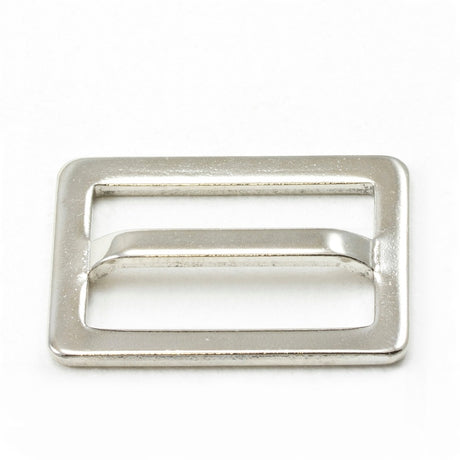 Adjuster Buckle 1 Inch Nickel-Plated Brass Single Bar #100