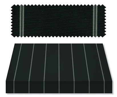 Recacril Fantasia Stripes Queens R-054 47-inch Shade / Marine Fabric