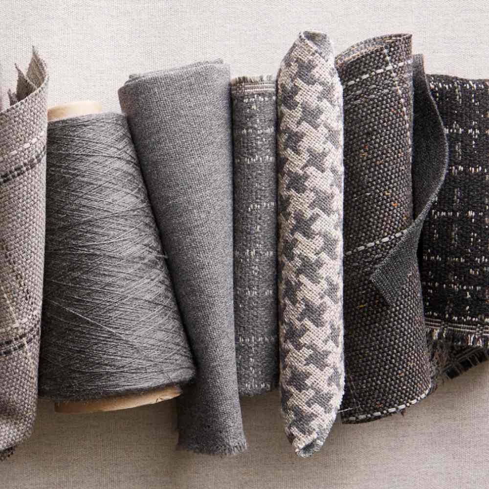 Sunbrella Tweeds Raven 305676-0003 Retweed Collection Upholstery Fabric