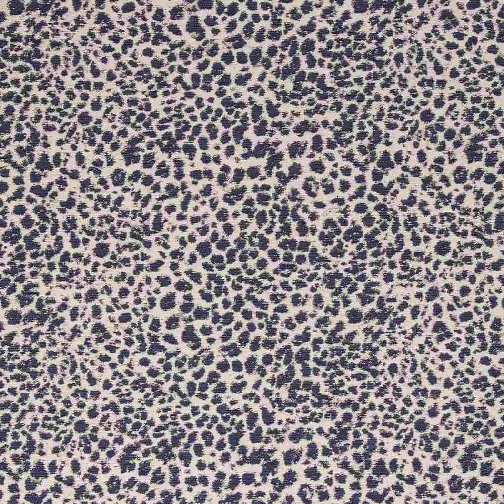Sample of Bella Dura Animal Magnetism Indigo Home Collection Upholstery Fabric