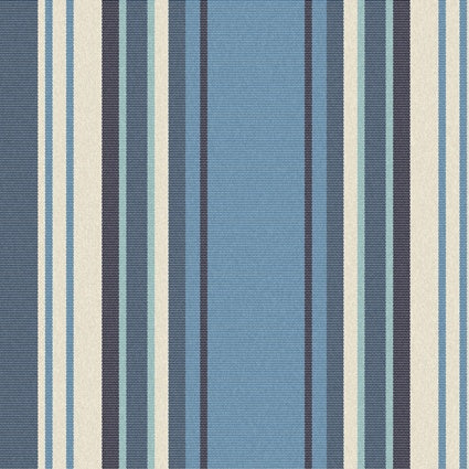 Sample of Outdura Tradewinds Mystic Blue 3812 Modern Textures Collection - Reversible Upholstery Fabric