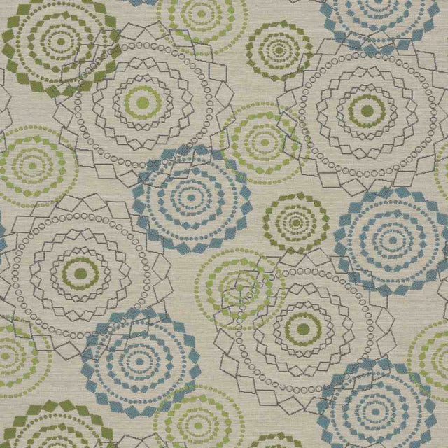 Sample of Sunbrella by Mayer Mandala Opal 418-003 Imagine Collection Upholstery Fabric