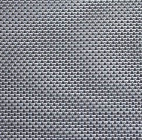Sample of Textilene Metallics Aluminium T91D9T006 54 inch Sling Fabric