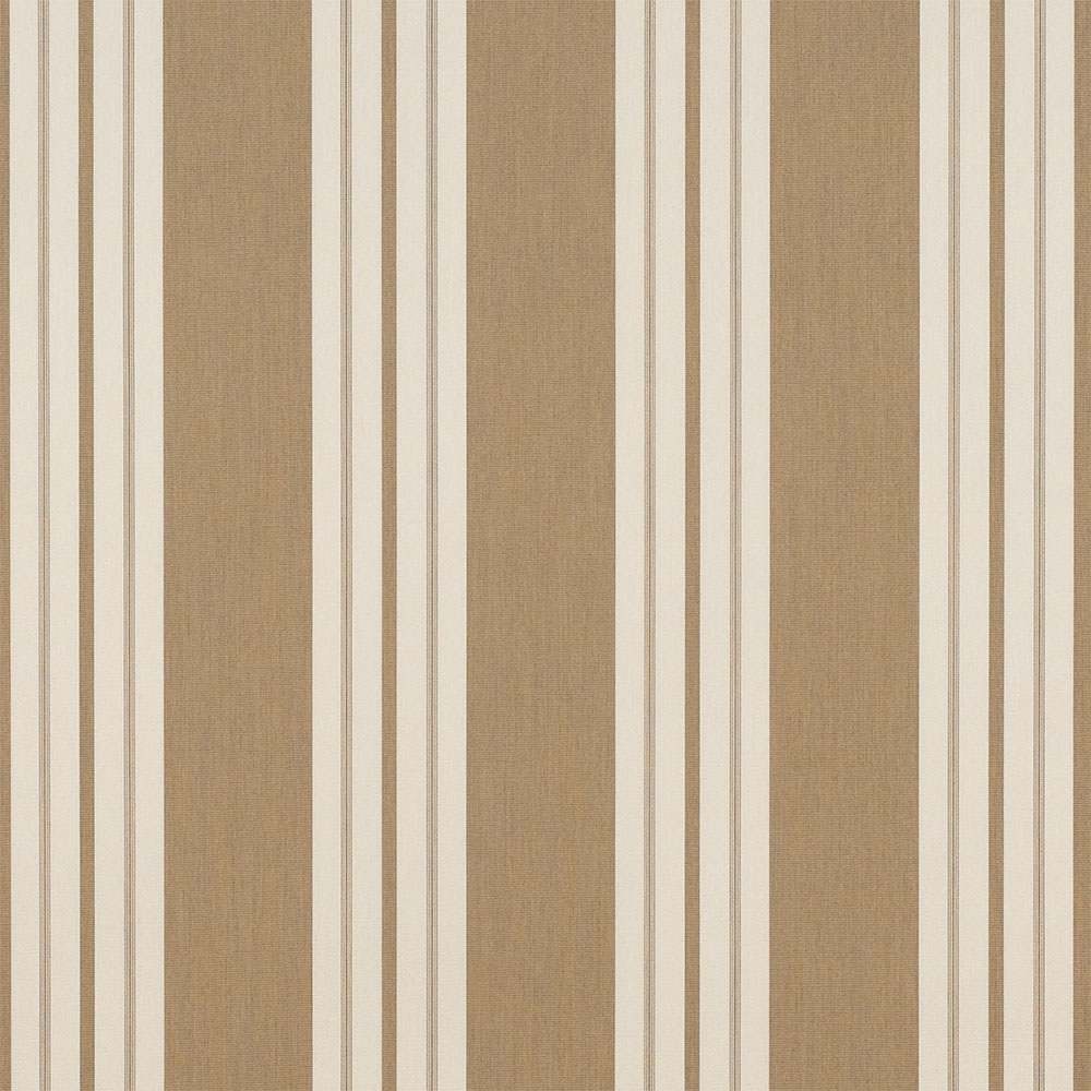 Sunbrella Heather Beige Classic 4954-0000 46-Inch Stripes Awning / Shade Fabric