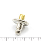 Lift-the-DOT Stud Long Post 90-XB-16368-1A Nickel-Plated Brass .230 inch 100 pack