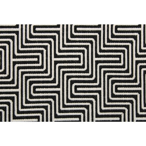 Sample of Sunbrella by Magitex Bora Bora Black Pacific Collection Upholstery Fabric