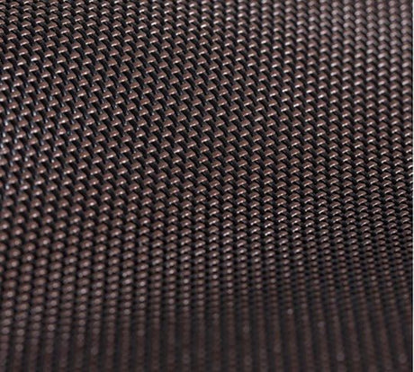 By the Roll - Textilene 90 Black / Brown T18DCT032 60 inch Shade / Mesh Fabric