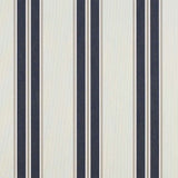 Sunbrella Navy / Taupe Fancy 4916-0000 46-Inch Stripes Awning / Shade Fabric