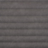 Causeway Dark Grey Roll-n-Pleat Marine Upholstery Fabric