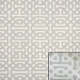 Sunbrella Fretwork Pewter 45991-0002 Elements Collection Upholstery Fabric