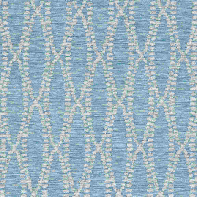 Sample of Bella Dura Camber Turquoise 7352 Upholstery Fabric