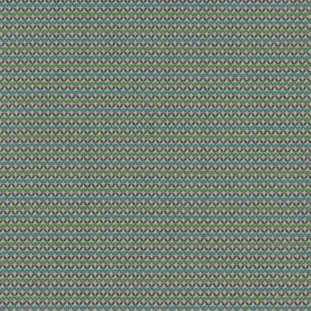 Sample of Sunbrella by Mayer Huipil Peacock 450-004 Wonderlust Collection Upholstery Fabric