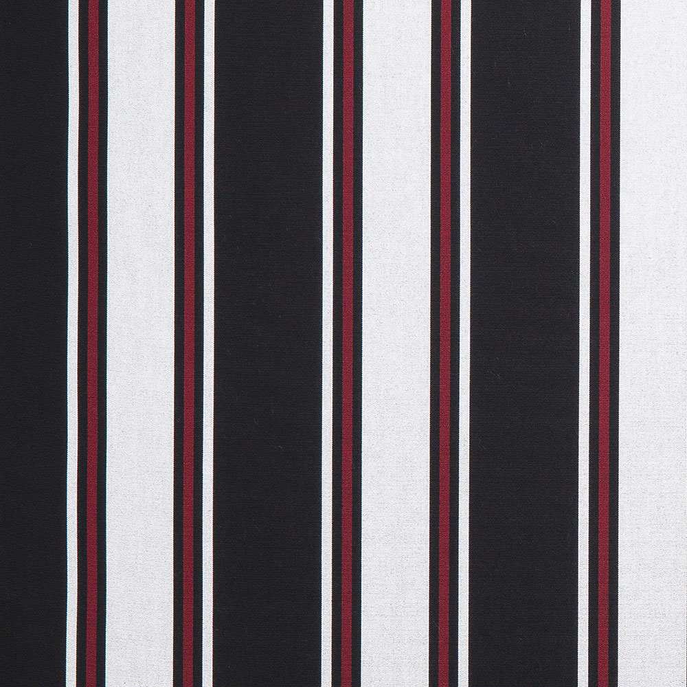 Sunbrella Hatteras Raven 4989-0000 46-Inch Stripes Awning / Shade Fabric