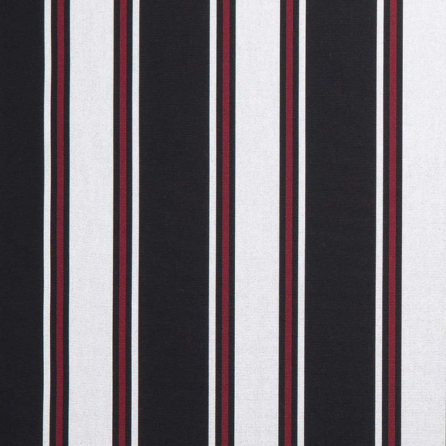Sunbrella Hatteras Raven 4989-0000 46-Inch Stripes Awning / Shade Fabric