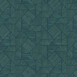 Sample of Sunbrella by Mayer Acuco Peacock 445-003 Wonderlust Collection Upholstery Fabric