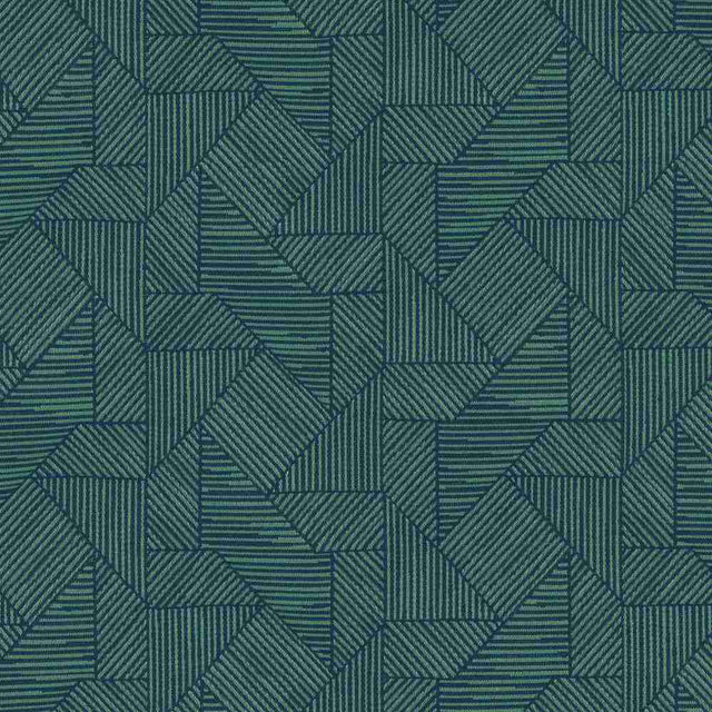 Sample of Sunbrella by Mayer Acuco Peacock 445-003 Wonderlust Collection Upholstery Fabric