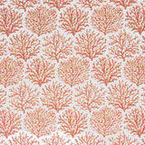 Sample of Bella Dura Coraline Persimmon 7356 Upholstery Fabric