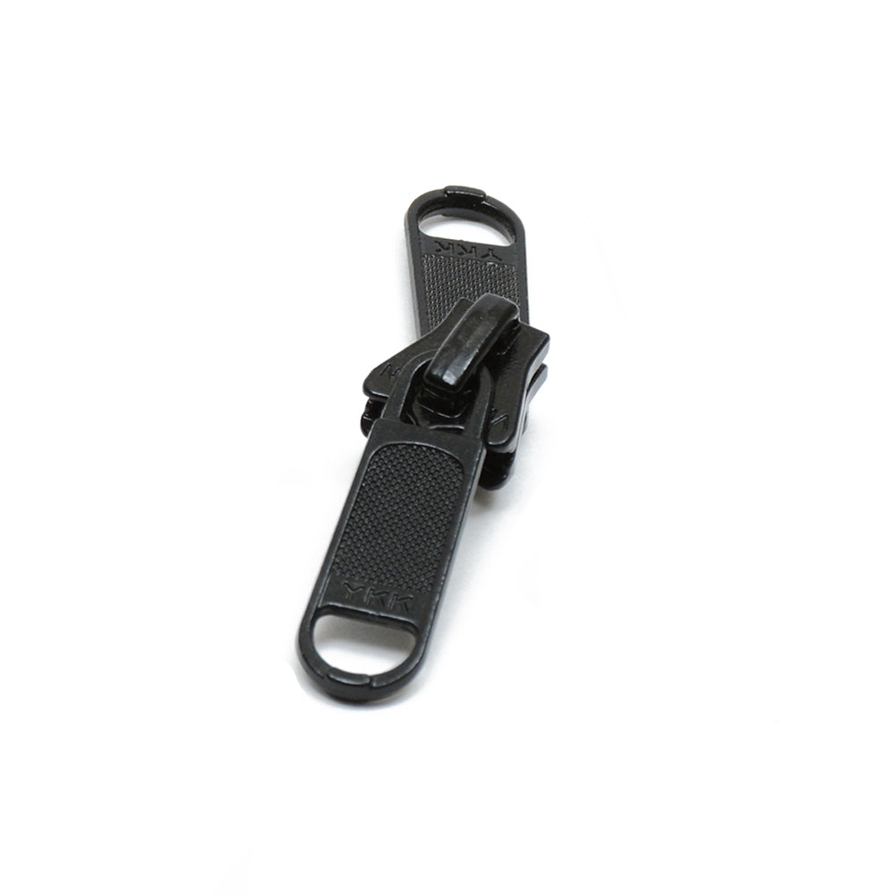 YKK Vislon #5 Non-Lock 2-Tab Slider - Black 100 pack