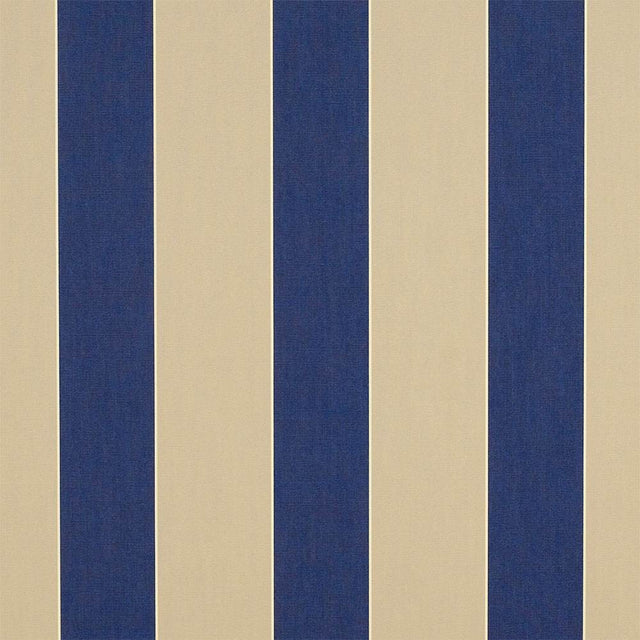 Sample of Sunbrella Canvas Block Stripe Mediterranean 4921-0000 46-Inch Stripes Awning / Shade Fabric