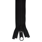 YKK Vislon #8 Lock Slide Zipper - 72 inch - Black