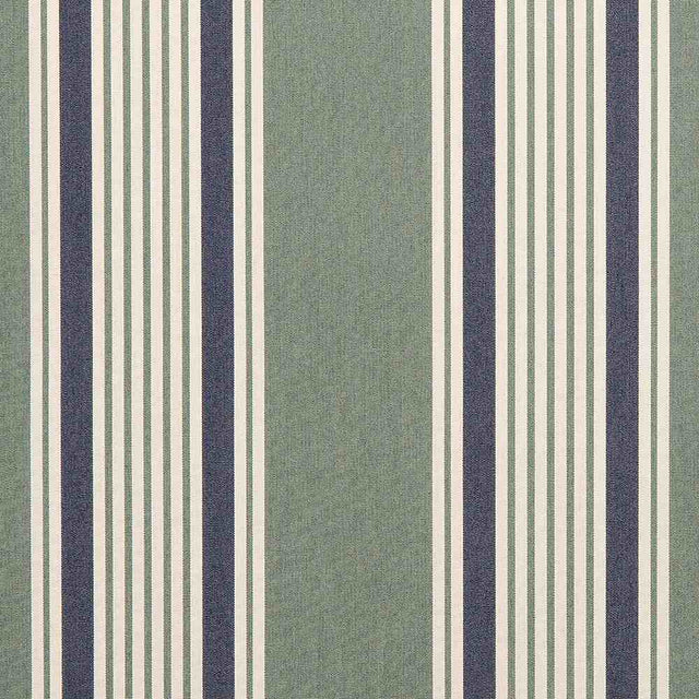 Sample of Sunbrella Ashford Forest 4995-0000 46-Inch Stripes Awning / Shade Fabric