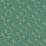 Sample of Sunbrella by Mayer Comalapa Jade 449-003 Wonderlust Collection Upholstery Fabric