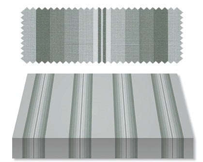 Recacril Fantasia Stripes Pelham R-282 47-inch Shade / Marine Fabric