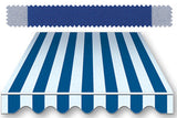 Recacril Classic Stripes Blue/Light Blue R-166 47-inch Shade / Marine Fabric