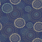 Sample of Sunbrella by Mayer Mandala Lapis 418-004 Imagine Collection Upholstery Fabric
