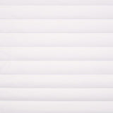 Sample of Causeway Bright White Roll-n-Pleat Marine Upholstery Fabric