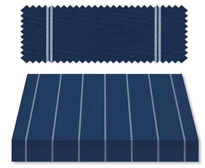 Recacril Fantasia Stripes Brooklyn R-052 47-inch Shade / Marine Fabric