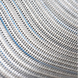 Sample of Textilene Dense Weave Indention / Blue T91H5W041 54 inch Sling Fabric