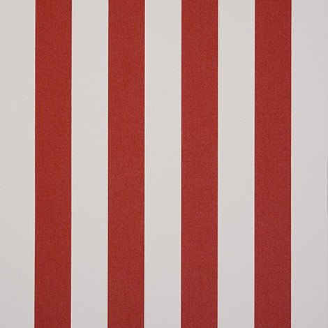 Dickson Paris Rouge Red / Natural 8557 North American Collection Awning / Shade Fabric