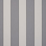Dickson Sienne Dark Gray / Light Gray Wide Stripe 8931 North American Collection Awning / Shade Fabric