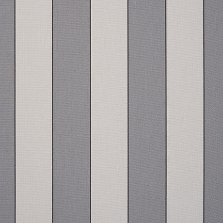 Dickson Sienne Dark Gray / Light Gray Wide Stripe 8931 North American Collection Awning / Shade Fabric