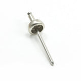 DOT Durable Blind Rivet Stud 93-X8-10314-1A Nickel-Plated Brass / Stainless Steel Mandrel 100 pack