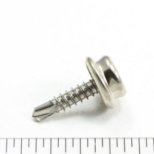 DOT Durable Screw Stud 93 - X8 - 103017 - 2A Nickel - Plated Brass / Stainless Steel Teks Screw 5/8 Inch 1000 pack - Outdoor Textiles