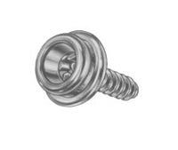 DOT Durable Screw Stud 93 - X8 - 103937 - 2A Nickel - Plated Brass / Stainless Steel Screw 5/8 Inch 1000 pack - Outdoor Textiles