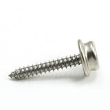 DOT Durable Screw Stud 93-X8-103938-1A Nickel-Plated Brass / Stainless Steel Screw 1 inch 100 pack