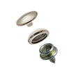 DOT Durable Snap Fastener Set - Cloth-to-Surface (Stainless Steel) 5/8 inch Screw Stud