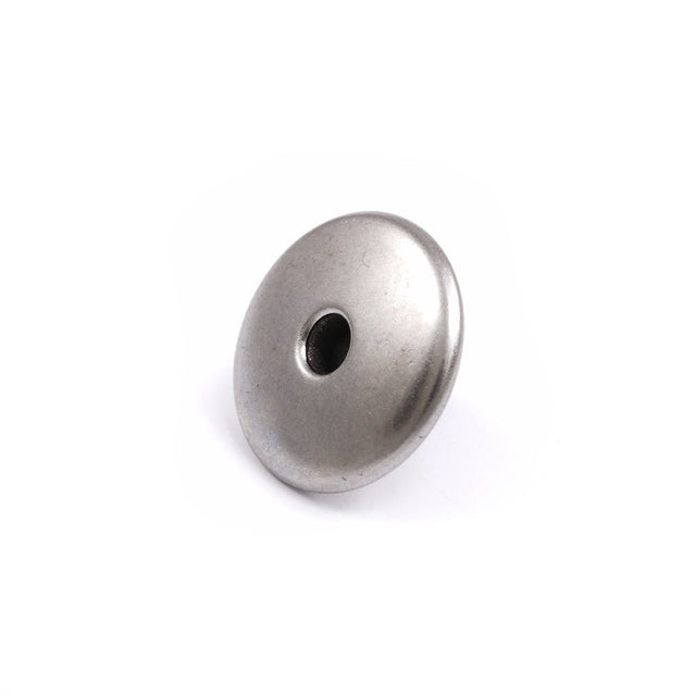 DOT Durable Snap Cap / Open Top Button 93-XN-10135-1U Stainless Steel 100 pack